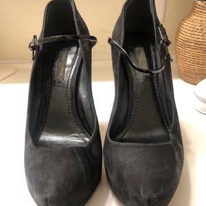 LV black-platform-heels Authentic no box